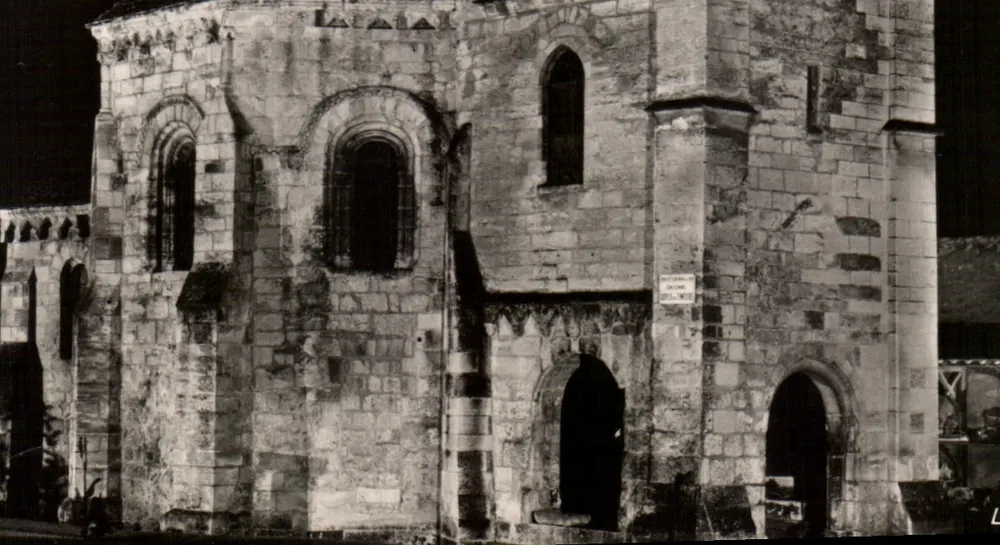Kapelle der Templer — Nachtsicht — Edit. La Cigogne, André Talletrand - Vorderseite