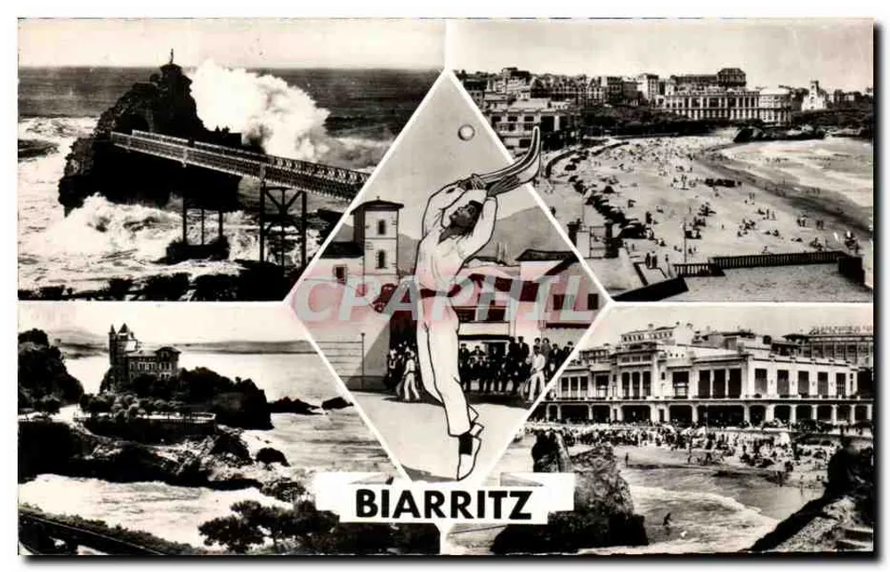 Biarritz — vista panorâmica e turística — Réal-Photo - Frente