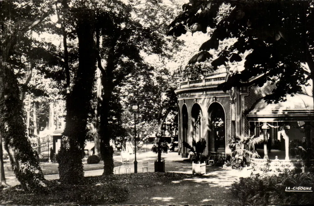 Ogród Cigony — Widok z kiosku — Cigony - Awers