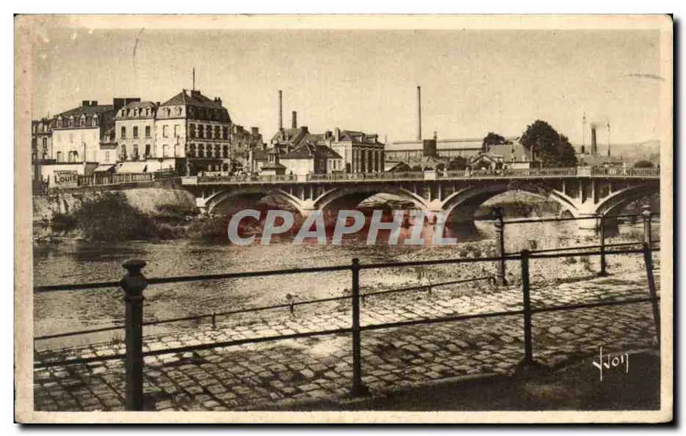 Montluçon (Allier) — Le grand pont sur le Cher — Les Éditions d'Art Yvon, Paris - Frente