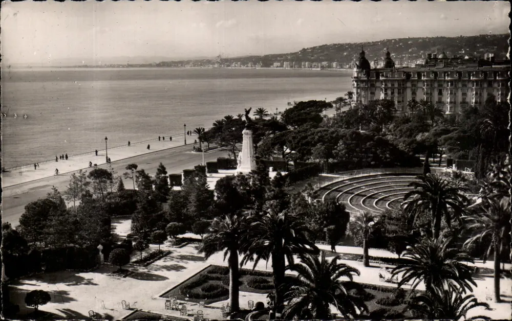 Nice — Os Jardins Albert Ier — Teatro de Verdure - Frente