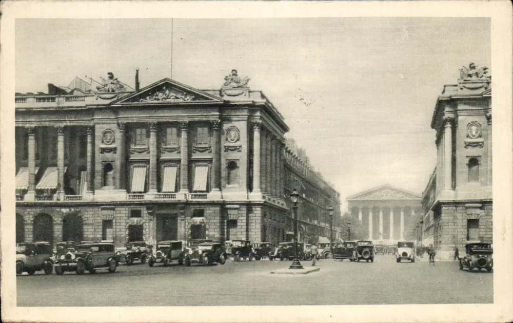 Hôtel de Coislin — Place de la Concorde — Paris, 1935 - Vorderseite