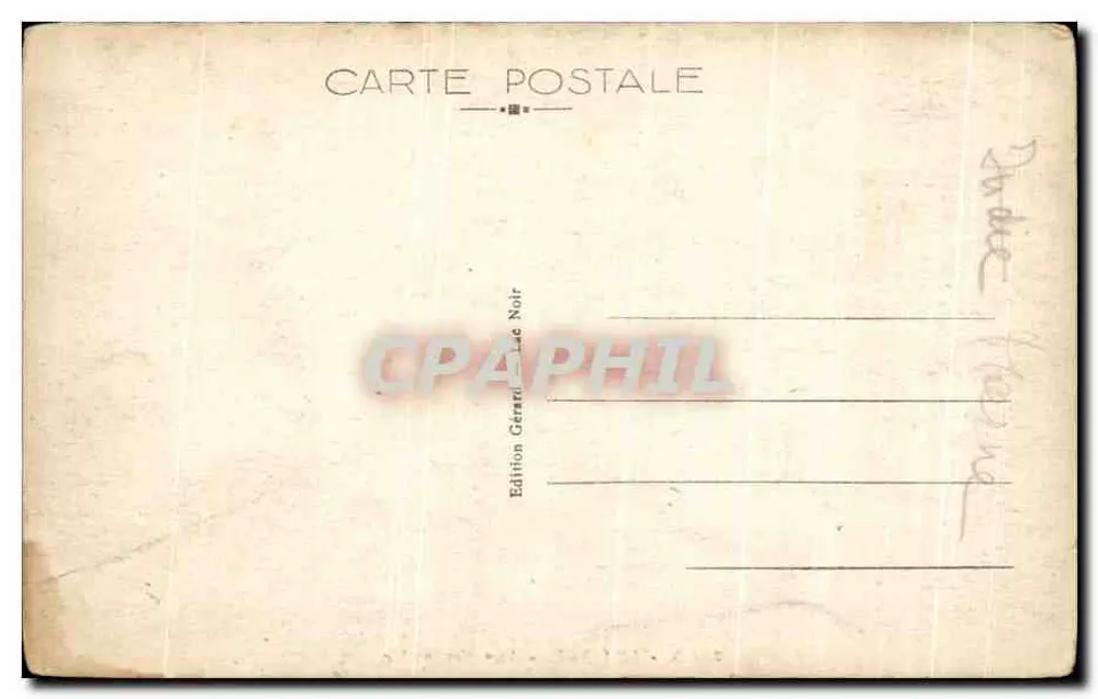 Le Linge — Vista geral — Edição Gérard Le Noir, n° 484 B - Verso