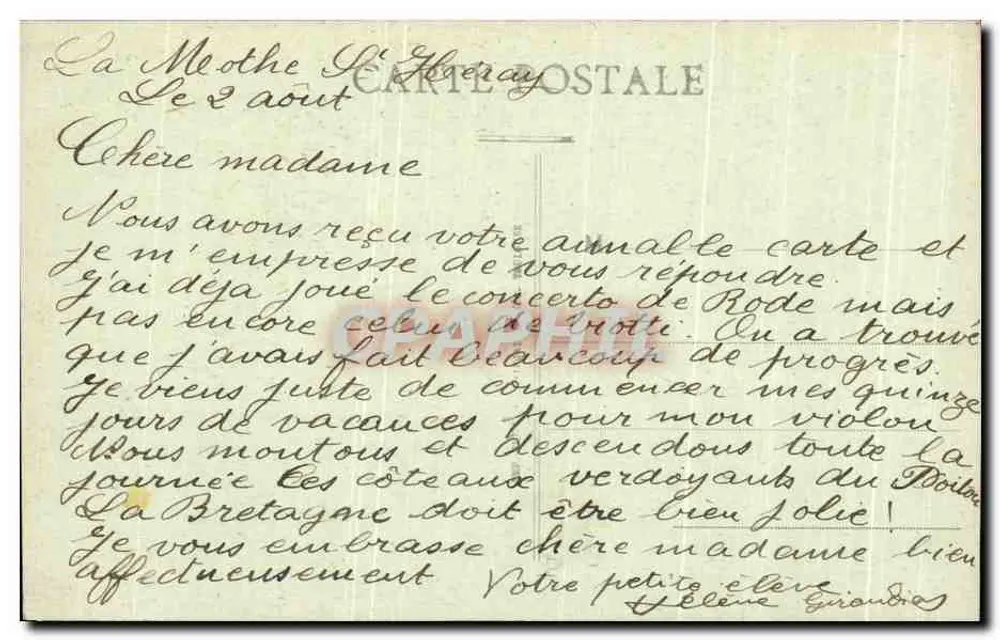La Ville-Dieu — Il Castello — Editore anonimo, n° 67 - Verso