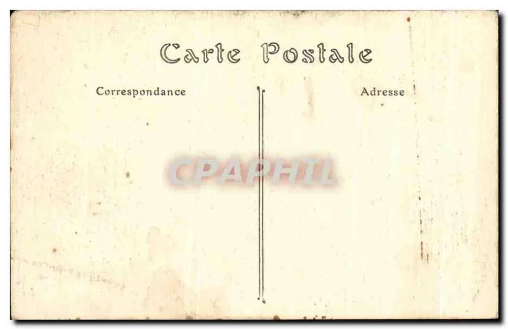 Granville — A Digue em tempestade — ND. Fotografia - Verso