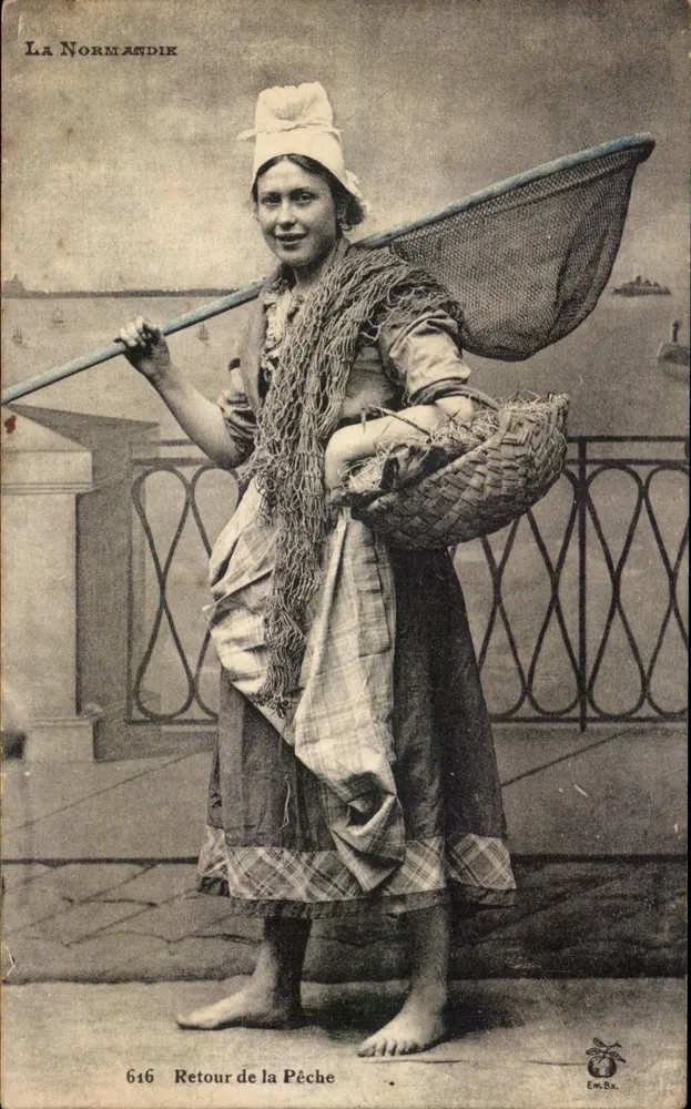 मछली पकड़ने के बाद के लौटना - नॉरमंडी, श्रृंखला 616 - Em.Bx. - आगे
