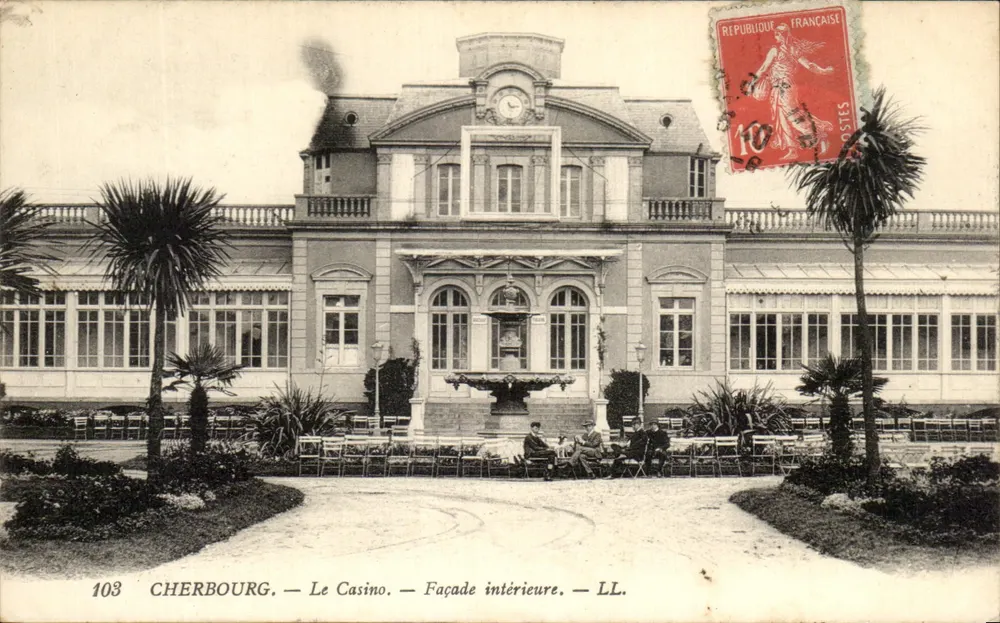 Cherbourg — O Casino — Fachada interna — LL. — N° 103 - Frente