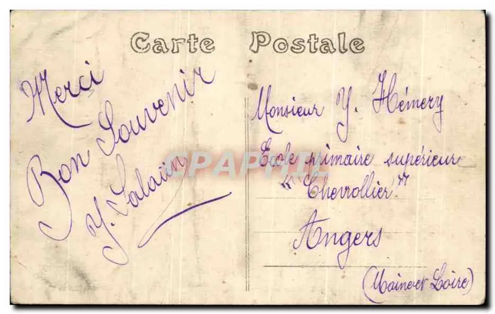 Sonzay (I.-&-L.) — Château de la Motte — Cliché et Édition Chevrier - Verso
