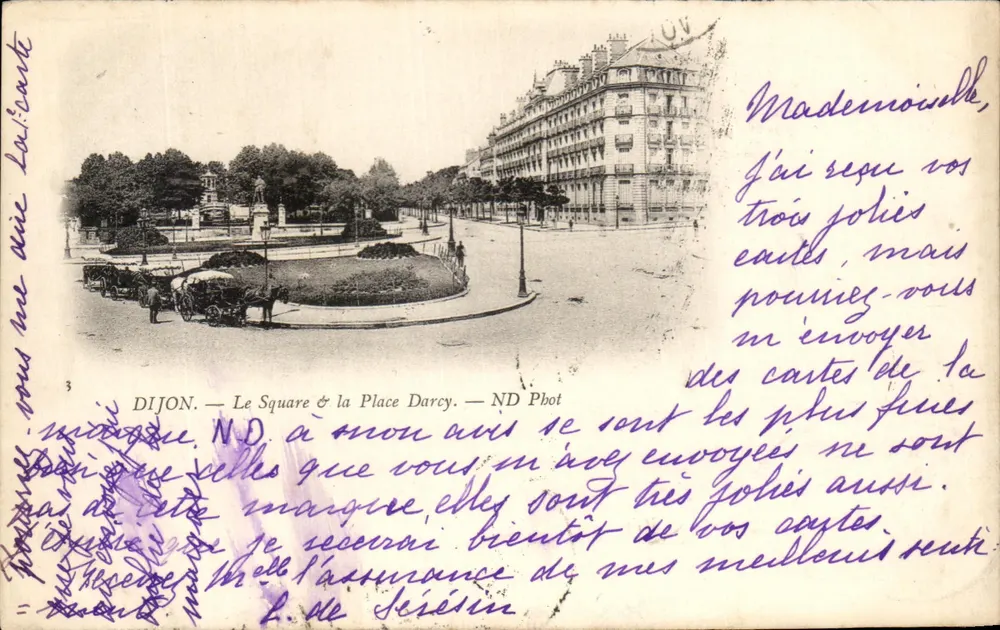 Dijon — Square i Place Darcy — ND Fot. - Awers