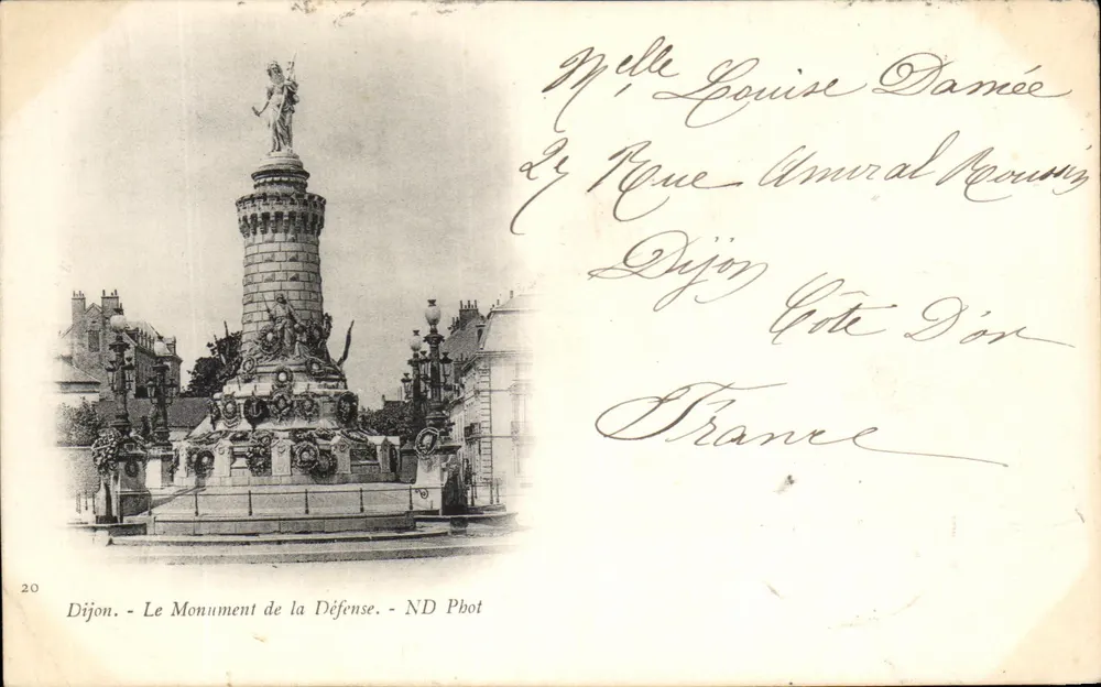 Dijon - O Monumento da Defesa — ND Phot, n°20 - Frente