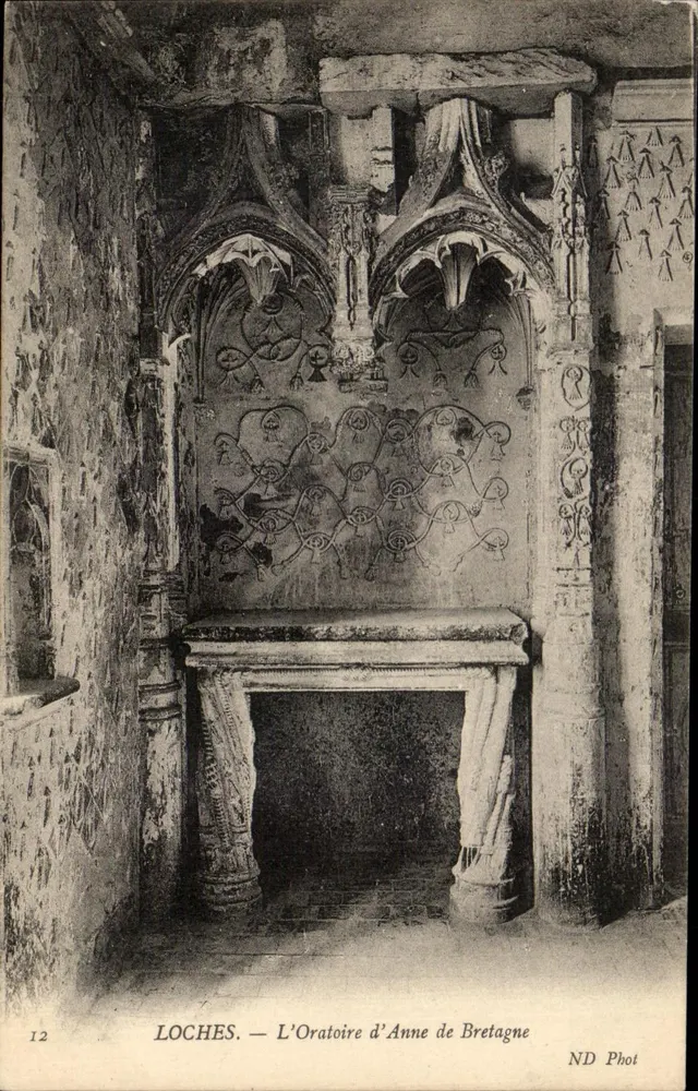 Loches — Das Oratorium von Anne von Bretagne — ND Phot - Vorderseite
