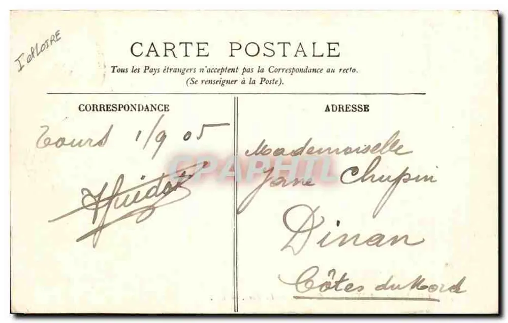 Chenonceaux — O Castelo — O Portão — L.L. — Editor L.L. - Verso