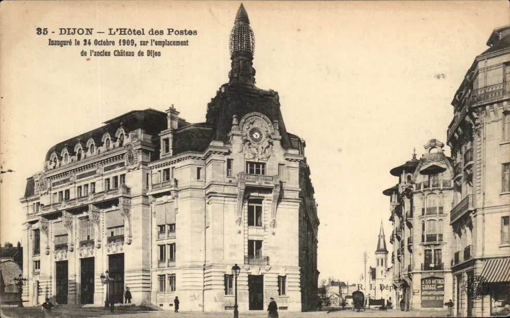Dijon — O Hotel das Postas — R.I. Depósitos - Frente