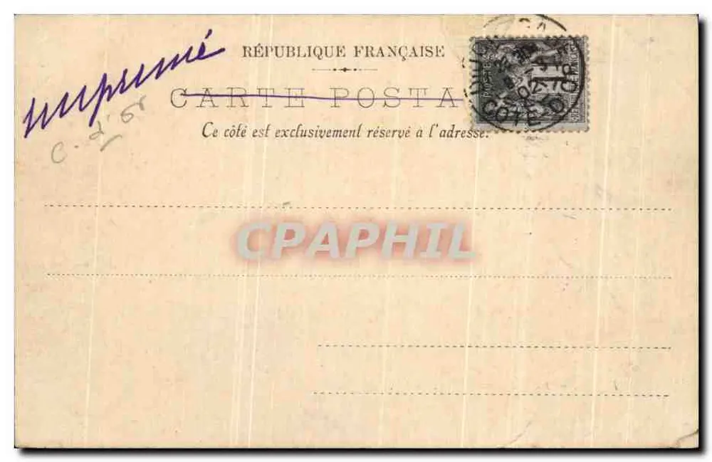 Dijon — A Rue de la Liberté — LL. — Série 16 - Verso