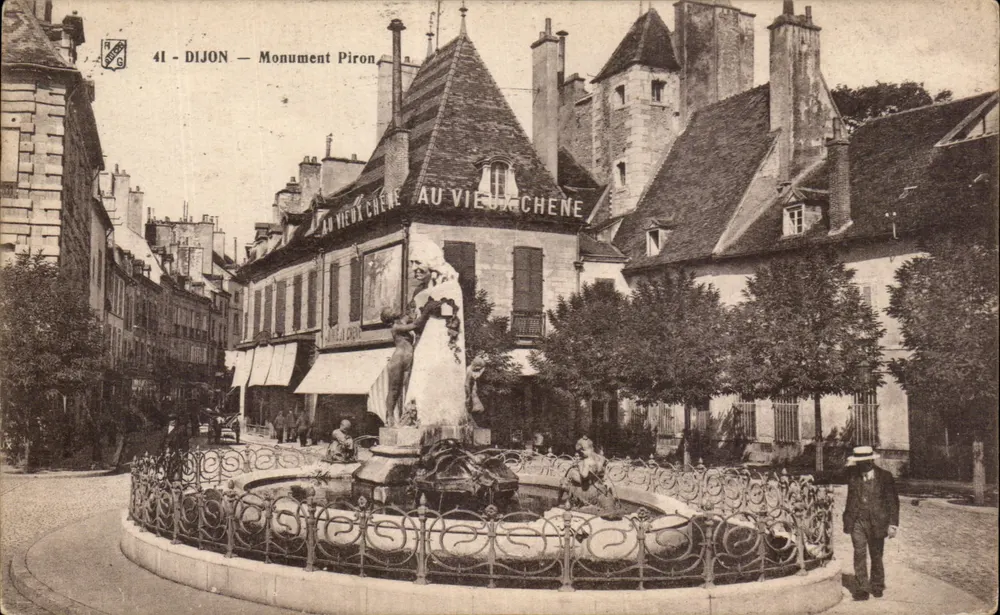 Dijon — Piron-Monument — Verlag S. B. n° 41 - Vorderseite
