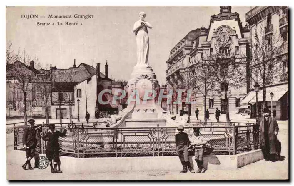 Dijon — Grangier-Monument — Statue « La Bonté » - Vorderseite