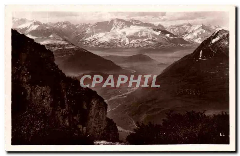 Lourdes - Die Tal der Argelès von der Observatorium des Pic du Jer aus — Lévy et Neurden Réunis, Paris, Imp. Letelier - Vorderseite