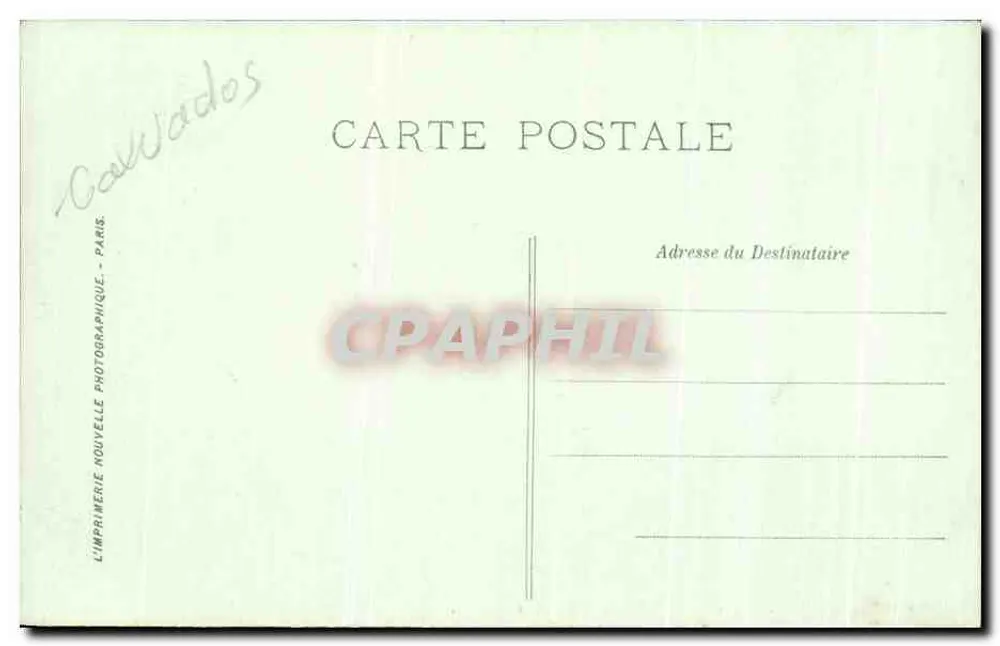Caen — O Manoir dos Gens d'Armes — LL. - Verso