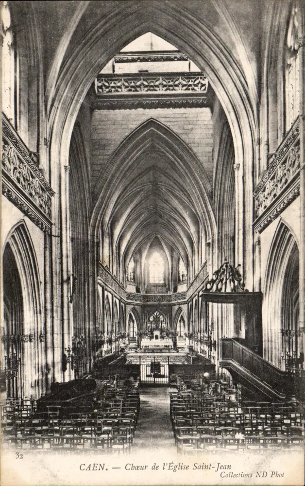CAEN — Coro da Igreja de São João — Collections ND Phot - Frente