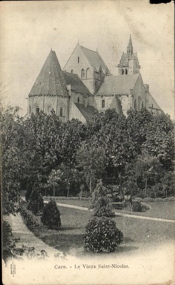 Caen — Le Vieux Saint-Nicolas — éditeur anonyme, n° 07232 - Frente