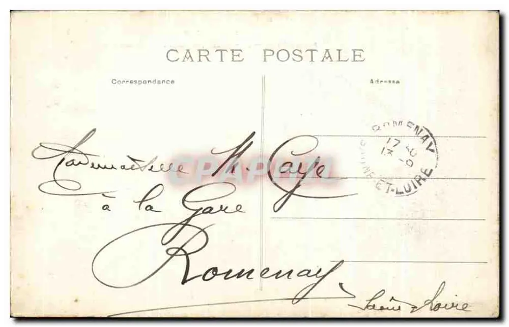 Royat — Eisenbahnviadukt — L'Auvergne, Puy-de-Dôme - Rückseite