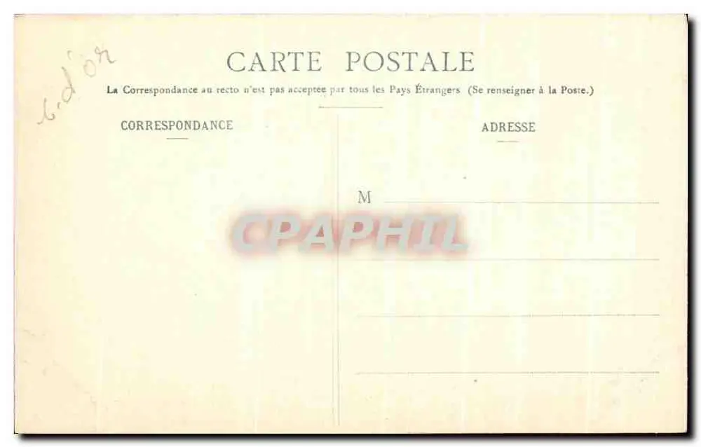 Dijon - Praça São Pedro — fonte central — L. V., edição n° 93 - Verso