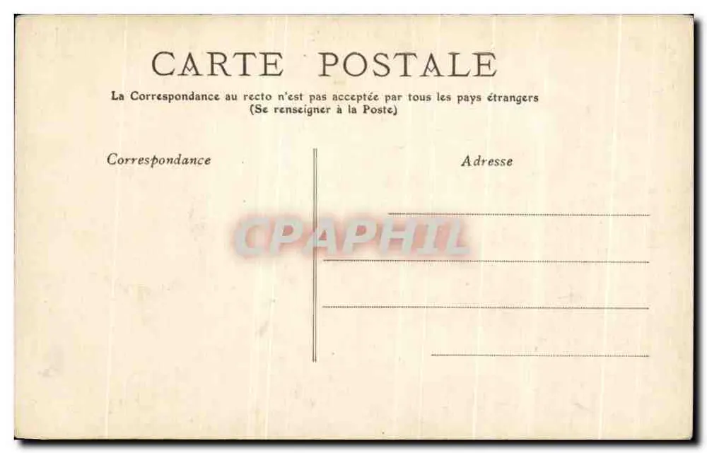 Tours — Une Cheminée de la Salle des Fêtes — M.T. n°201 - Verso