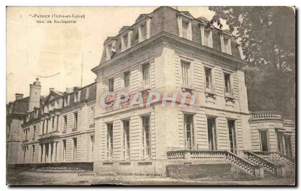 Château de Rochecotte — vue du bâtiment principal — Collection Tournesac, Bourgueil (Indre-et-Loire) - Frente