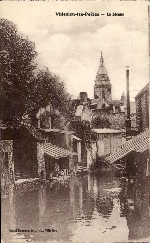 Villedieu-les-Poêles — Die Sienne — Verlag: Eanol Deurnes, Druckerei, Villedieu-les-Poêles - Vorderseite