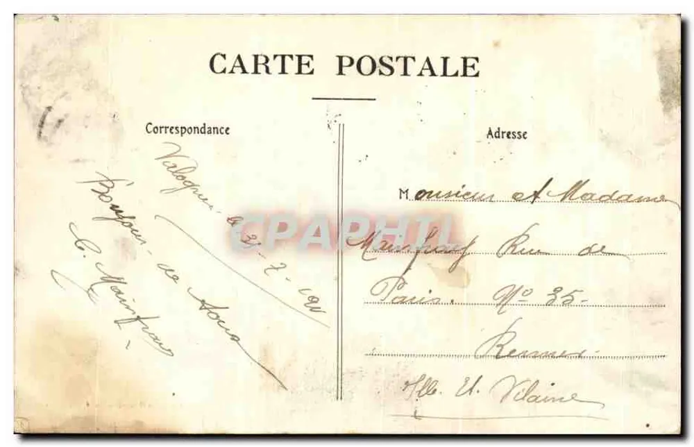 Valognes — Stadhuis — Librairie Henri Brockard - Achterkant
