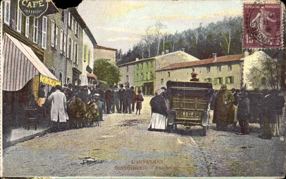 Auvergne - Pontoibaud - Eine Pause — unbekannter Verlag, Seriennummer nicht sichtbar - Vorderseite