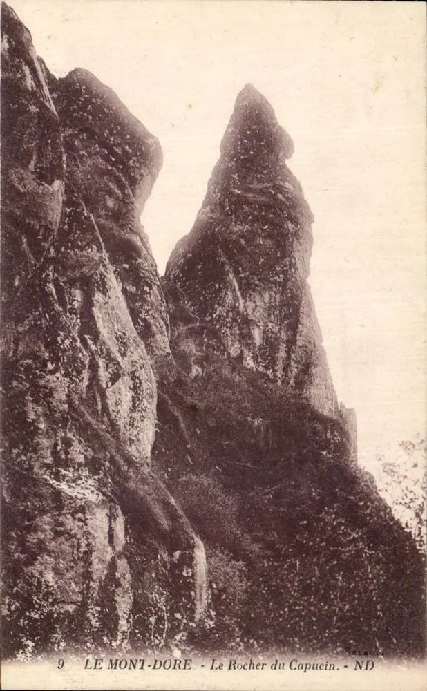Le Mont-Dore - O Rocher do Capucin - ND - Frente