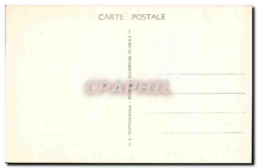 Clermont-Ferrand — Innenansicht der Kirche Notre-Dame-du-Port — G.D'O. 355 - Rückseite