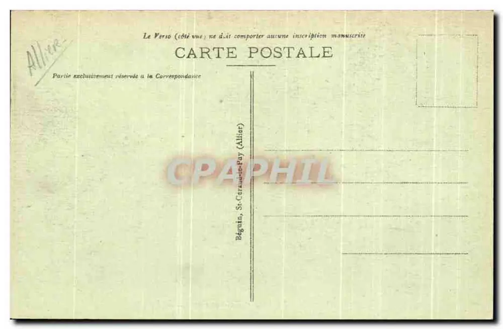 Vichy - A Porta e Galerias Cobertas do Parque — Idéol, n° 356 - Verso