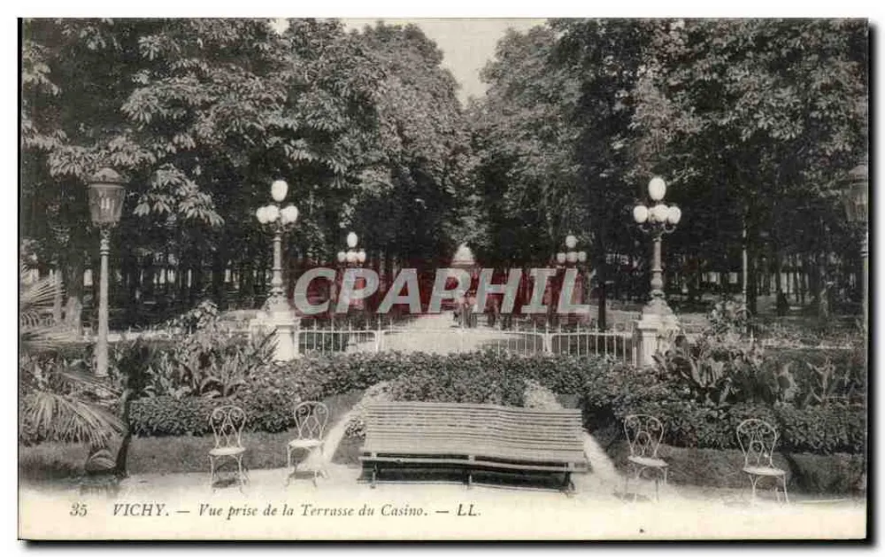 Vichy — Ansicht vom Casino-Terrassenbereich — LL. n°35 - Vorderseite