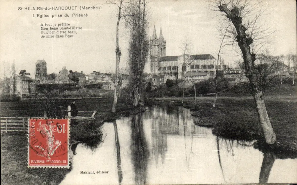 St-Hilaire-du-Harcouët (Manche) — Die Kirche vom Prämonstratenserstift — Mahient, Verlag - Vorderseite