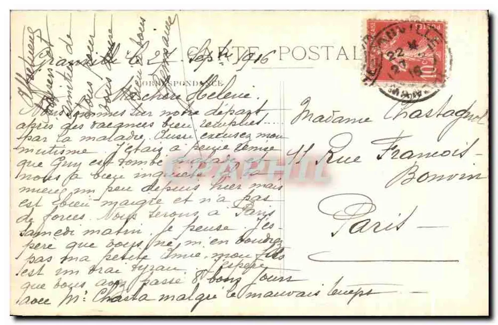 Granville — Il Capo Lihou — J. Puel, fot. - Verso