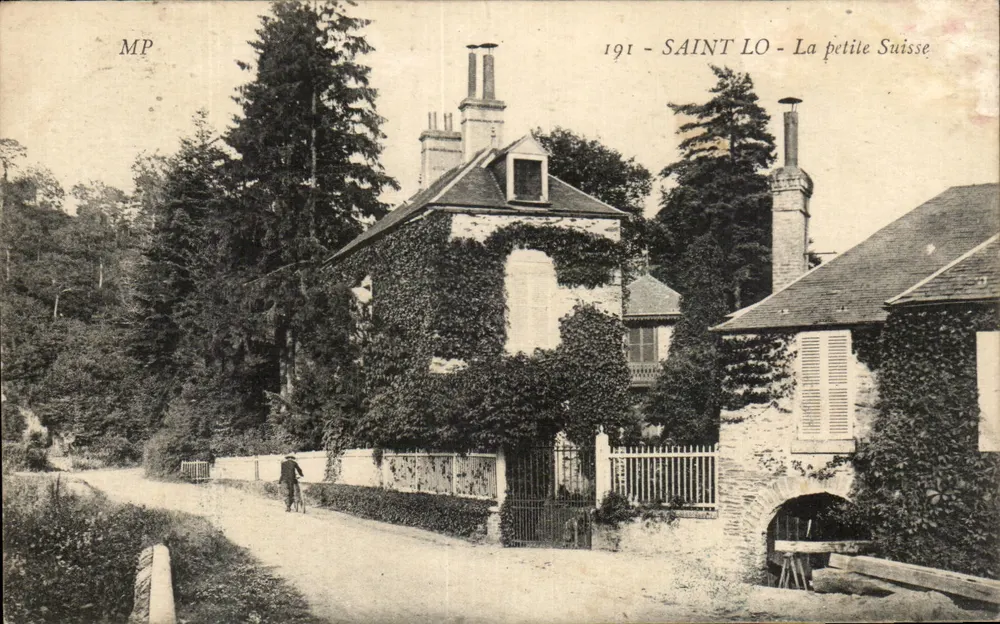 Saint-Lô - A pequena Suíça — 1911, editor C. Barbaroux, Saint-Lô - Frente