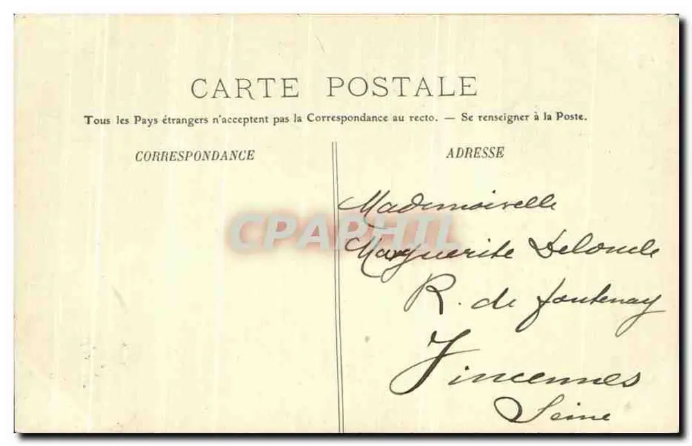 Bourges — Hotel Lallemand — La primera fachada — LL. - Reverso