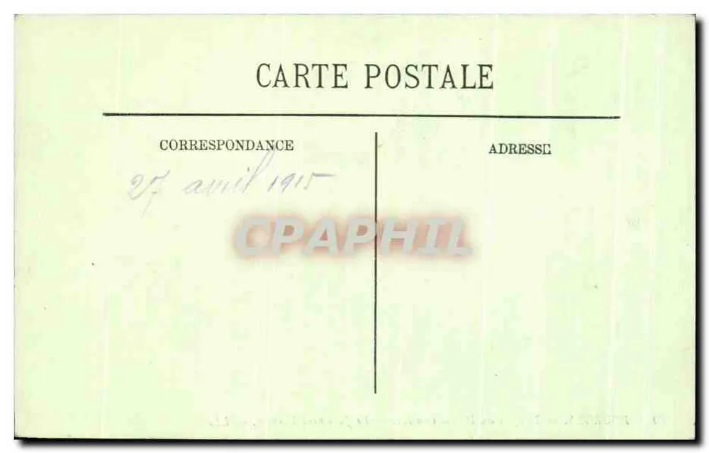 Bourges — Tympan des zentralen Portal — Das letzte Gericht — LL. — Nr. 19 - Rückseite