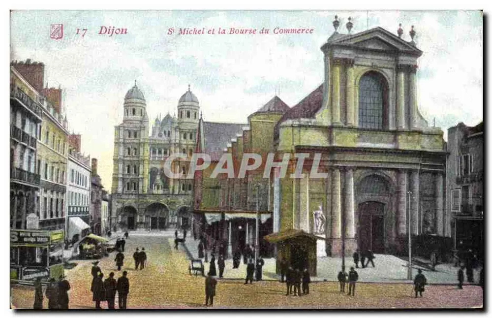 Dijon — São Miguel e a Bolsa de Comércio — editor desconhecido, n° 17 - Frente
