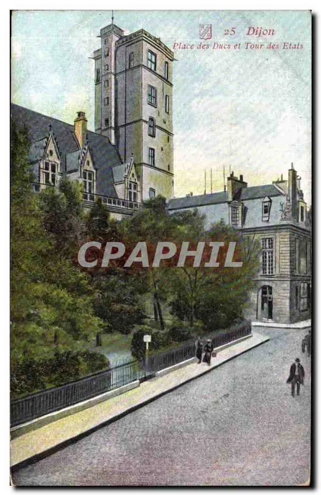 Dijon — Place des Ducs und Tour des États — Verlag nicht sichtbar - Vorderseite