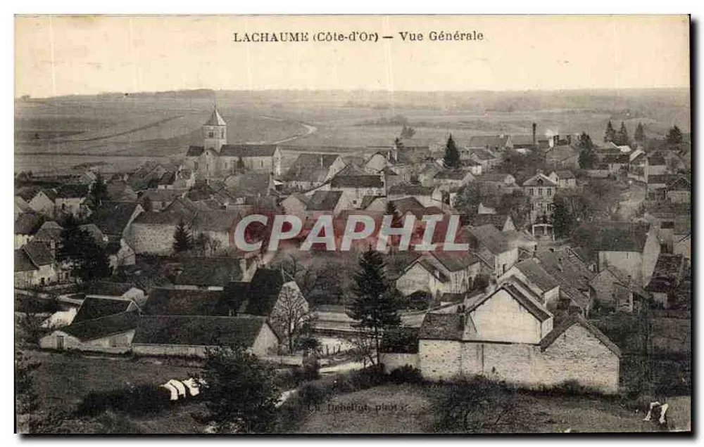 Lachâume (Côte-d'Or) — Vista Geral — Ch. Duhéllat, fot. - Frente