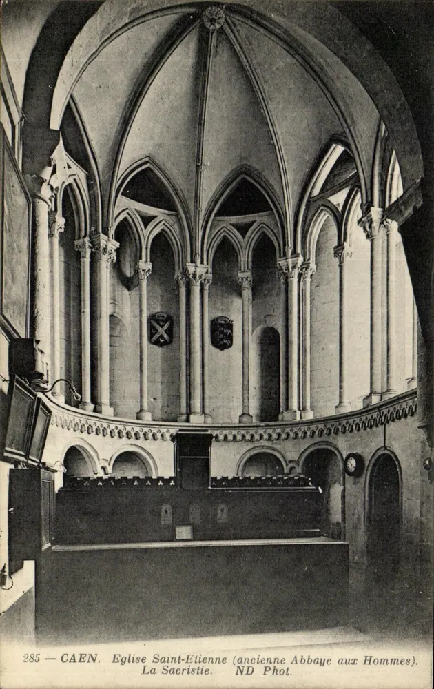 Caen — Kirche Saint-Étienne (ehemalige Abtei der Männer) — La Saeristie. ND Phot. n°285 - Vorderseite