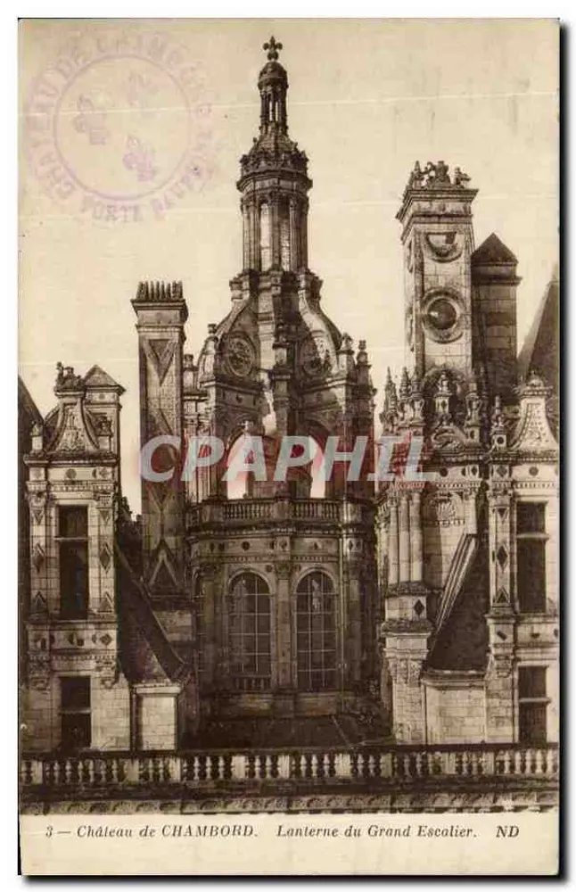 Château de CHAMBORD — Laterne des Großen Treppenhauses — Verlag: Forte Haute - Vorderseite