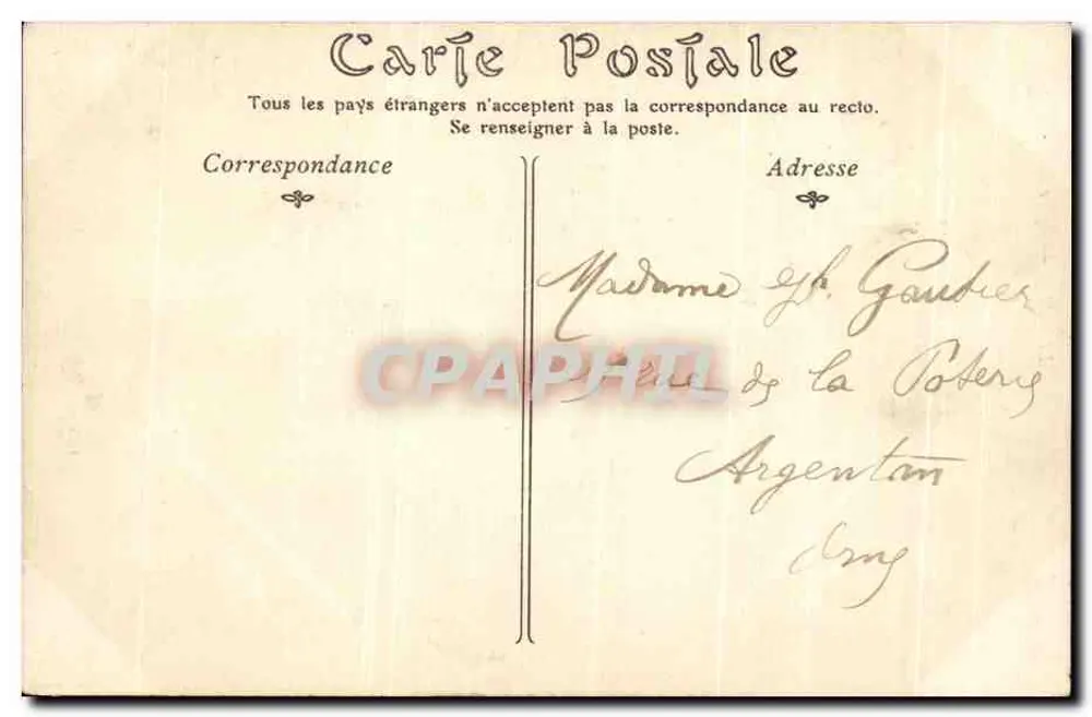Lisieux — Igreja de São Désir — A.G. n°125 - Verso