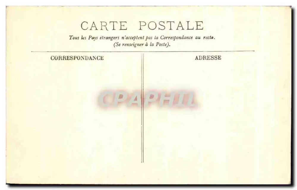 Langeais — O Castelo — Fachaça Meridional — LL - Verso