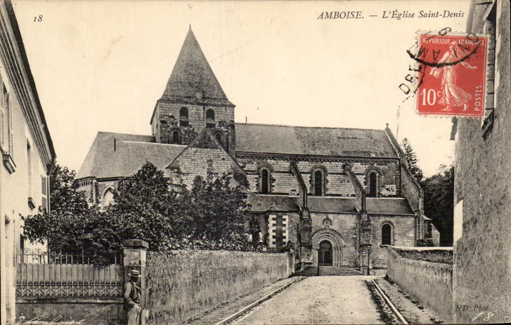 Amboise — A Igreja de São Denís — ND Phot - Frente