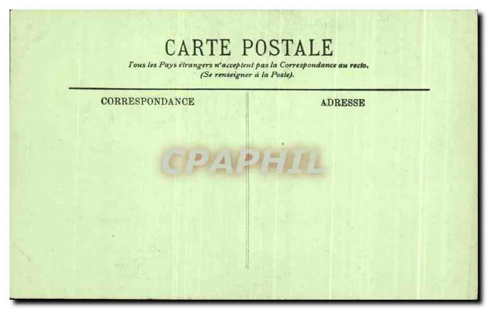 Caen — A Fachada da Abadia das Dames — LL. — Graphphil - Verso