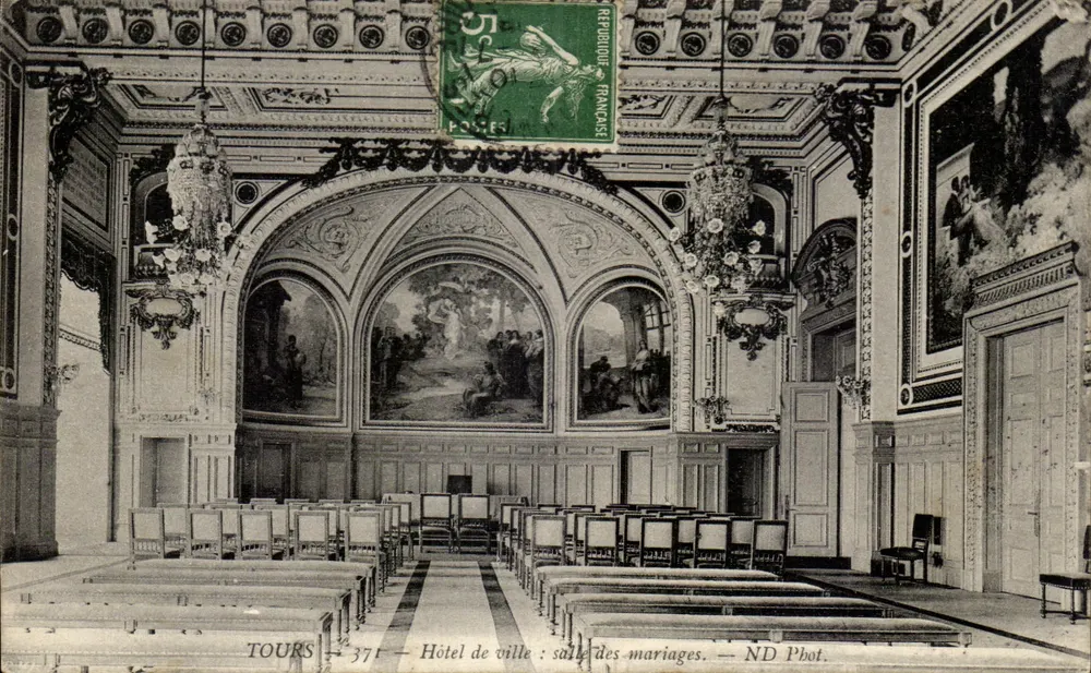 Tours — Rathaus: Trauzimmer — ND Pbot. - Vorderseite